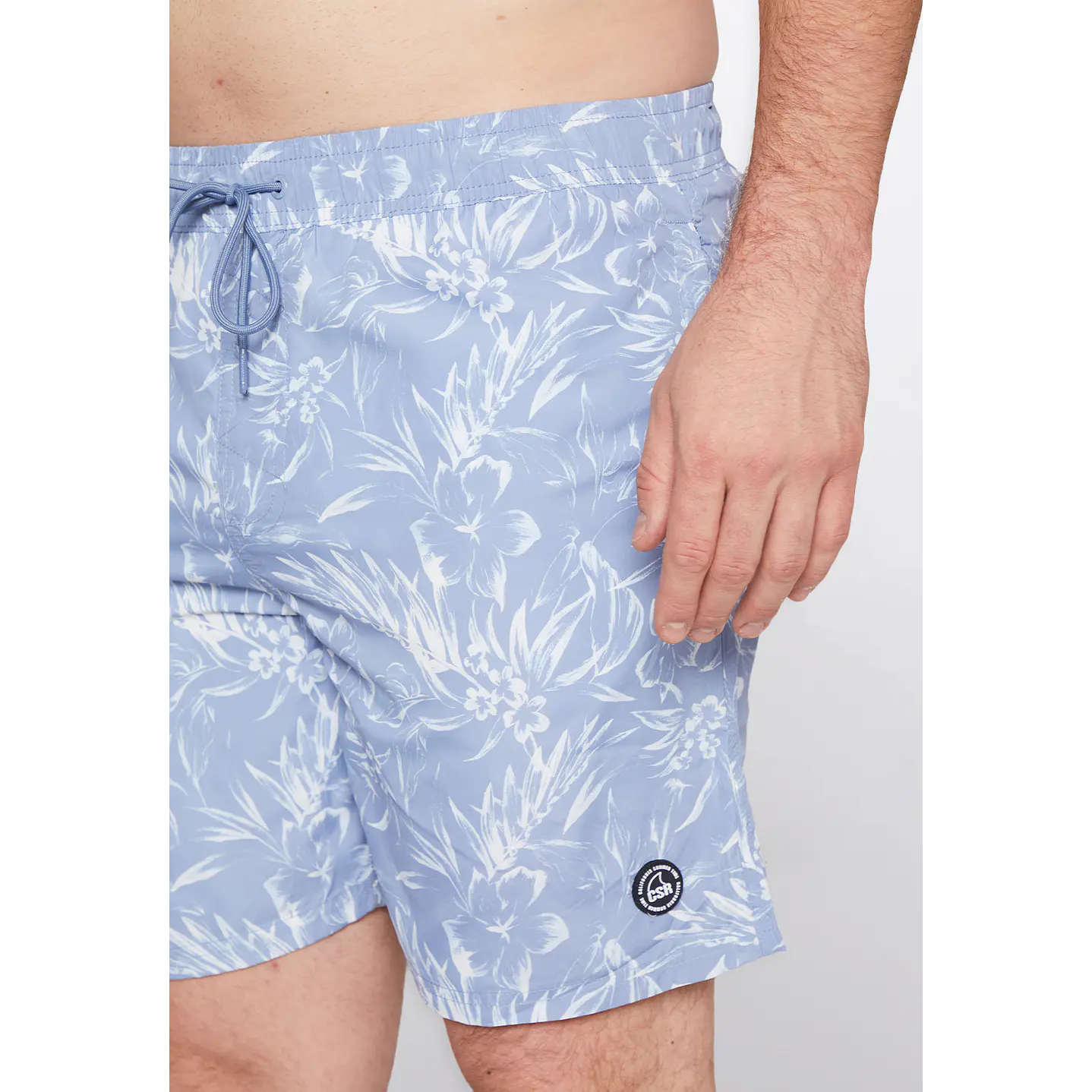 Traje De Baño Hombre Hojas Azul Familyshop 3