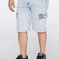 Bermuda Hombre Cargo Denim Celeste Familyshop - Miniatura 1