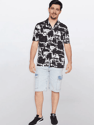 Camisa Hombre Urban Negro Familyshop