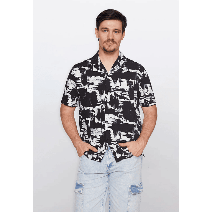 Camisa Hombre Urban Negro Familyshop 1