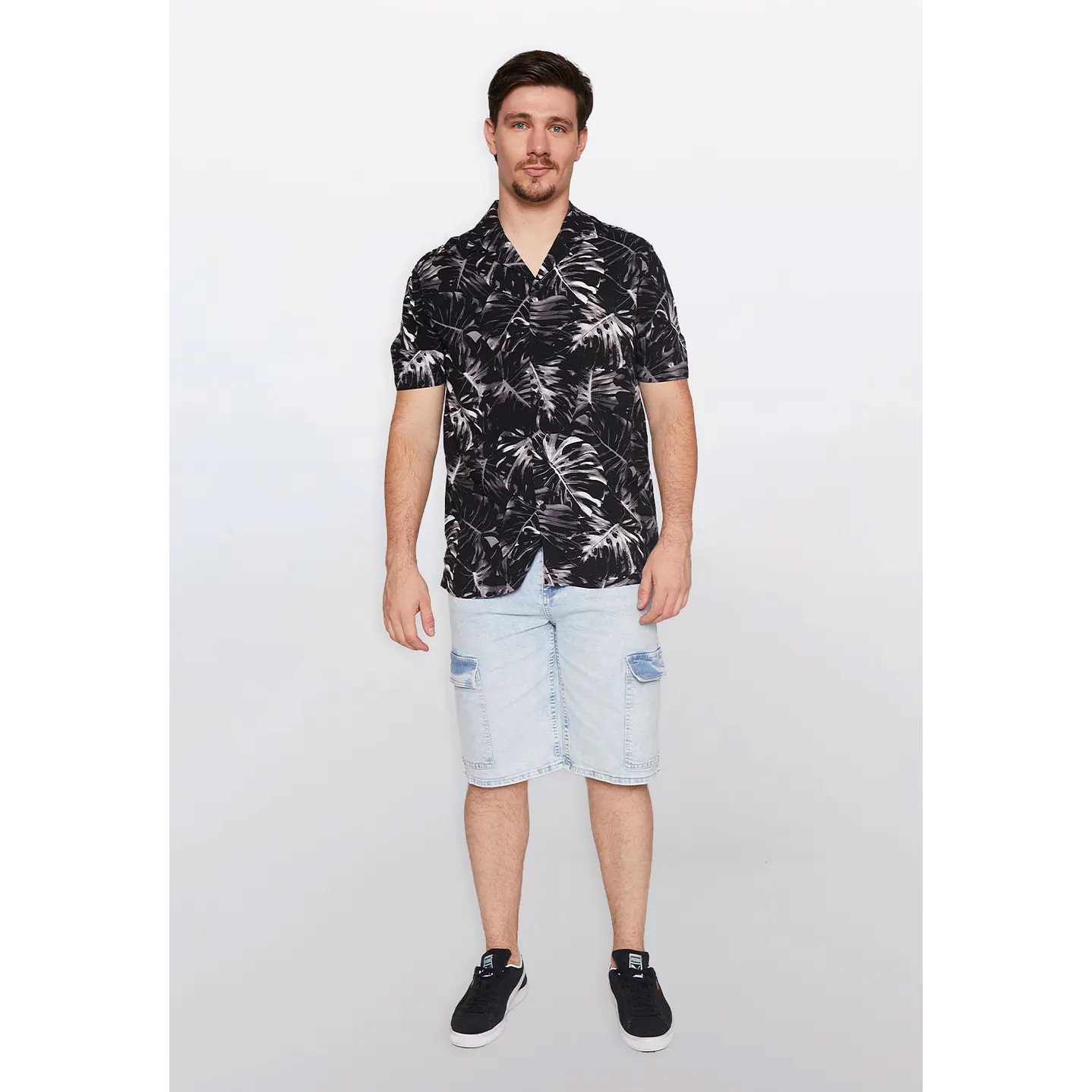 Camisa Hombre Rapport Urban Negro Familyshop 2
