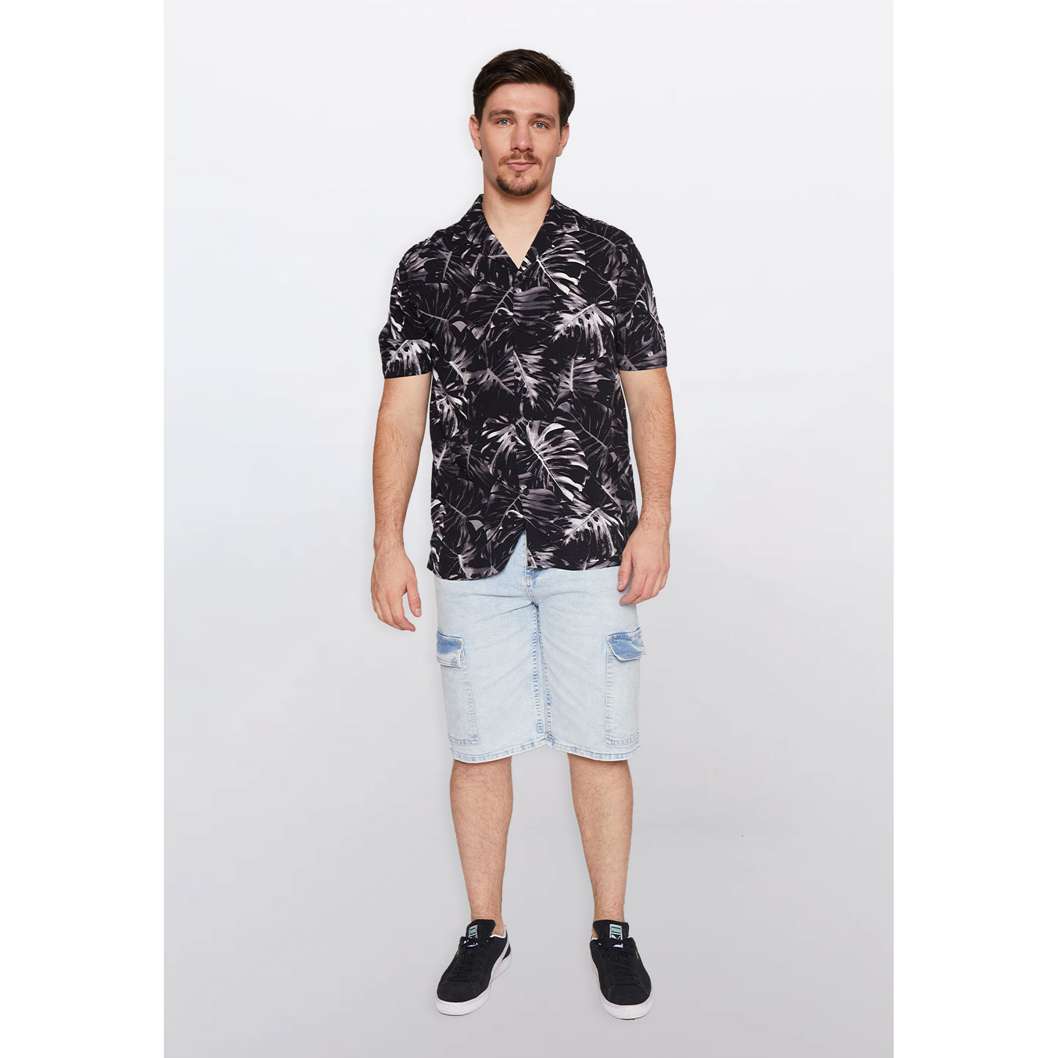 Camisa Hombre Rapport Urban Negro Familyshop 2