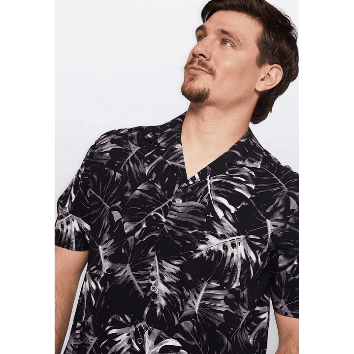 Camisa Hombre Rapport Urban Negro Familyshop 4