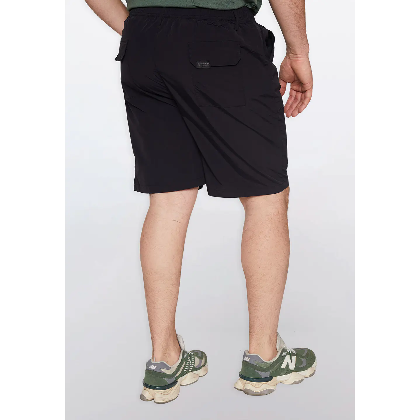Bermuda Hombre Taslan Basic Negro Familyshop 2
