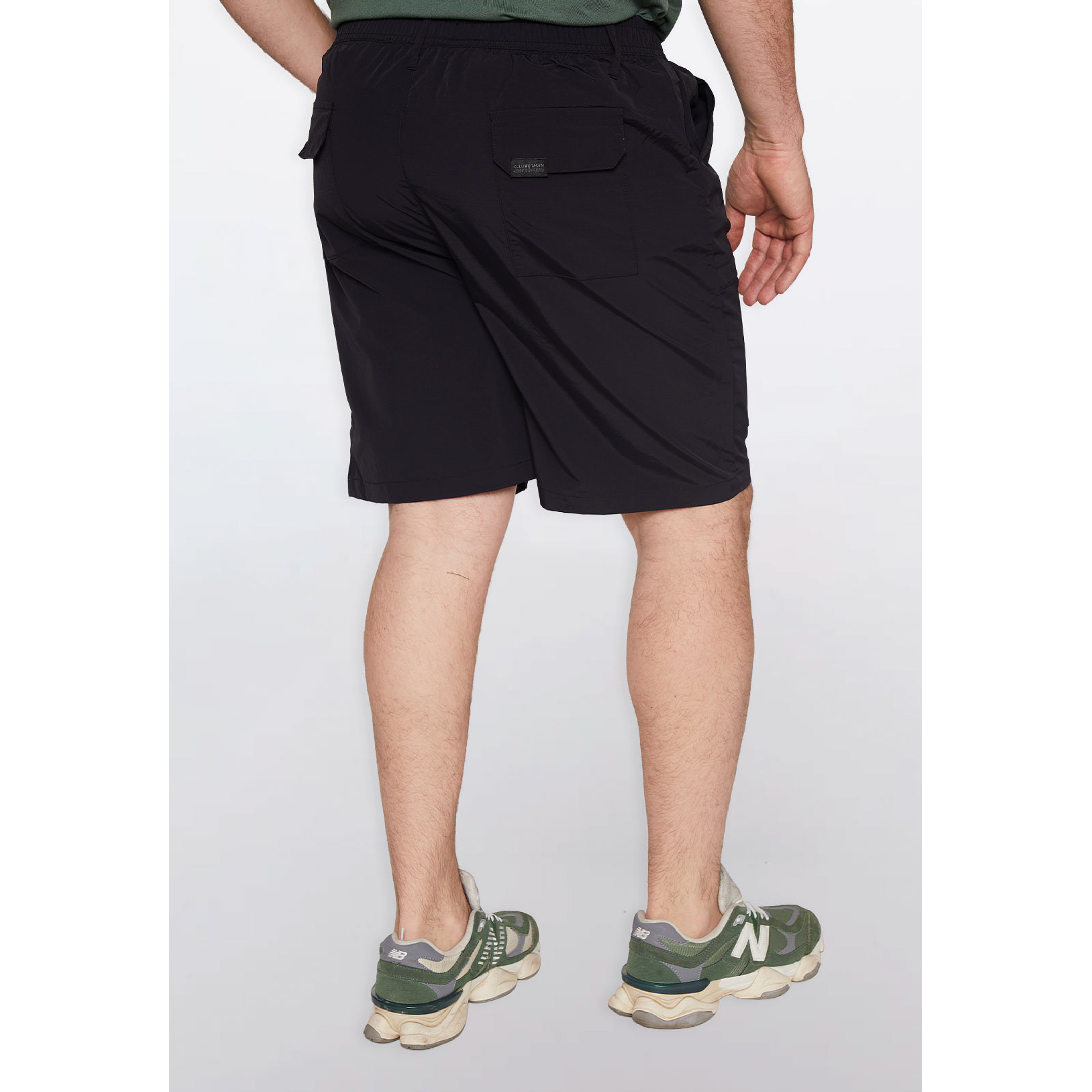 Bermuda Hombre Taslan Basic Negro Familyshop 2