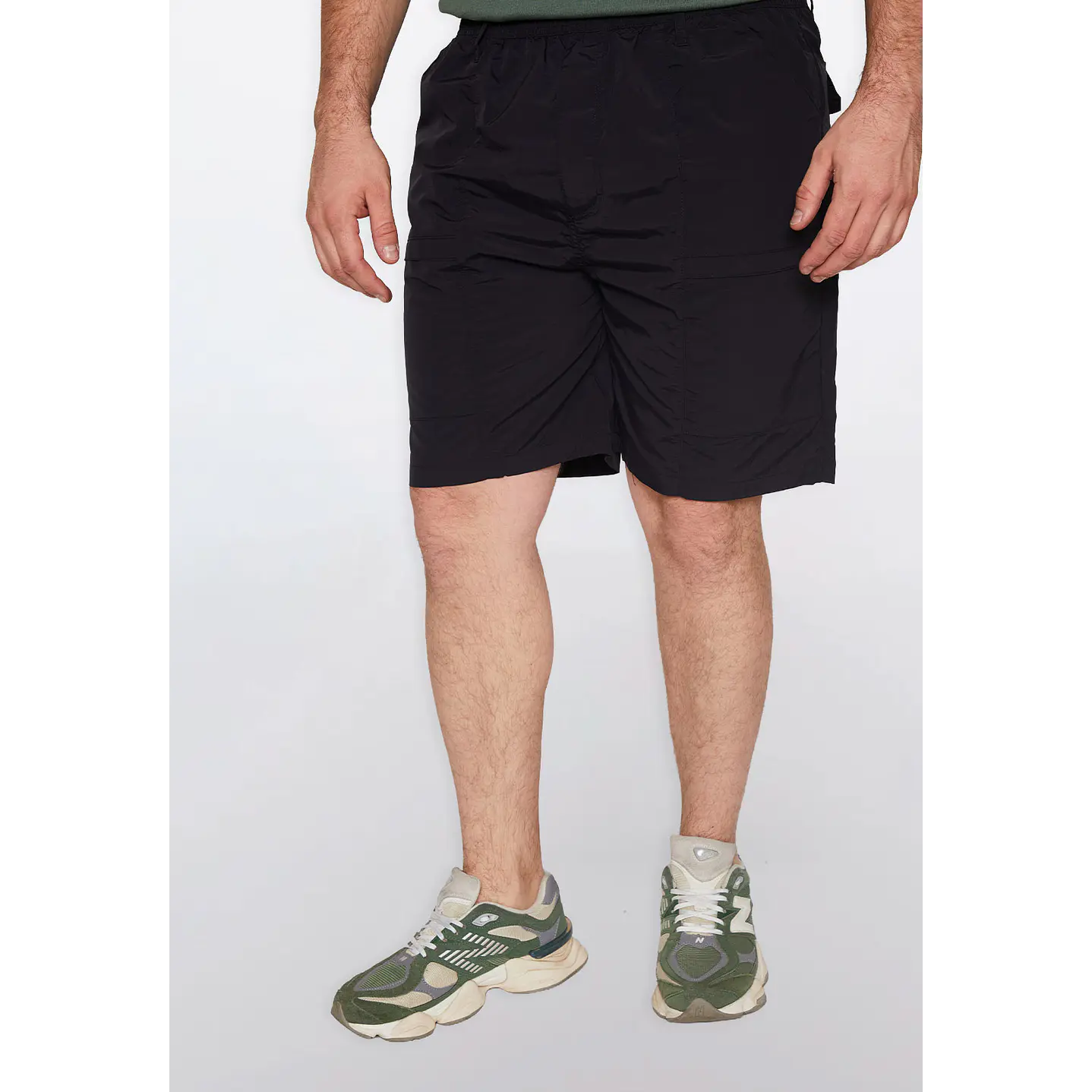 Bermuda Hombre Taslan Basic Negro Familyshop 1