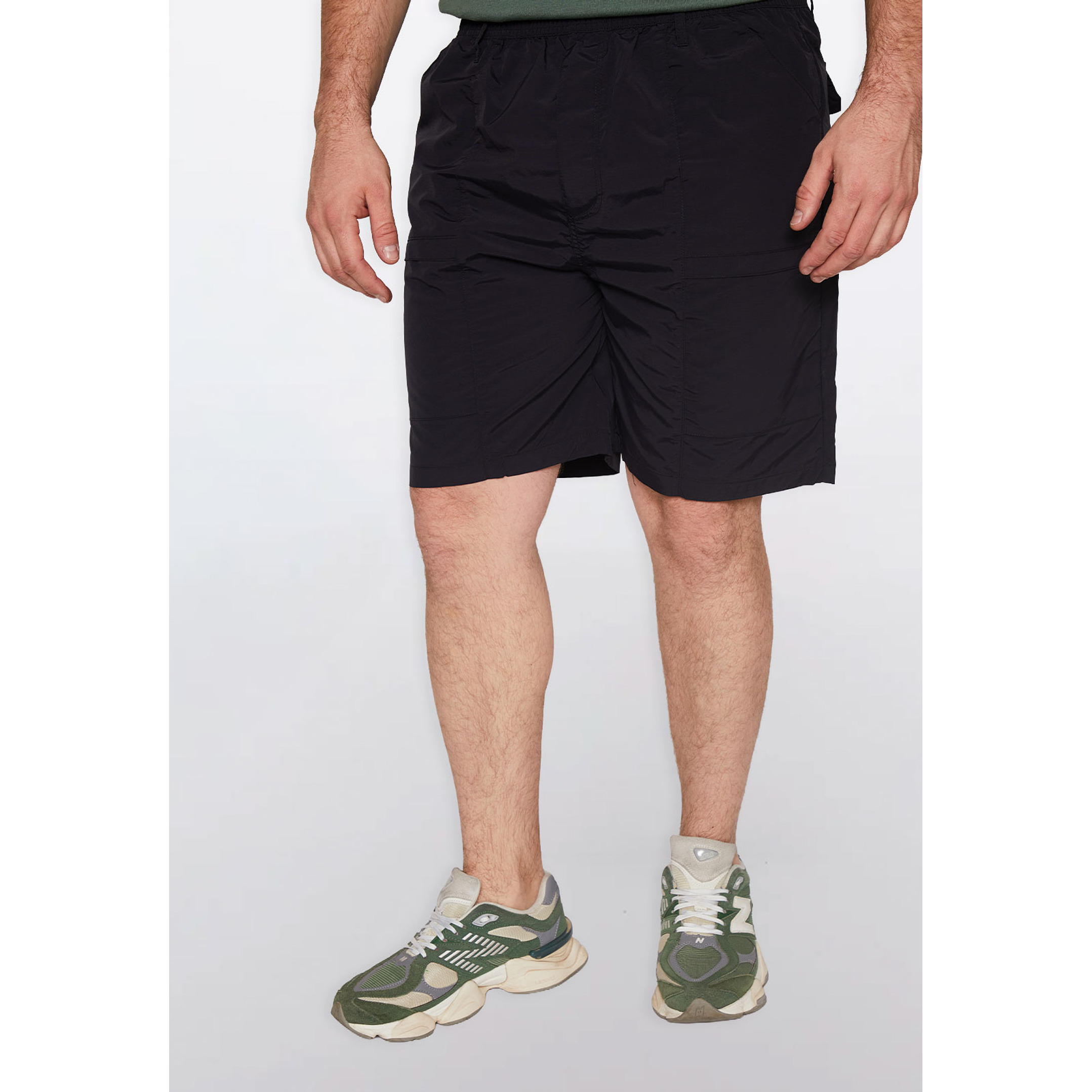 Bermuda Hombre Taslan Basic Negro Familyshop 1