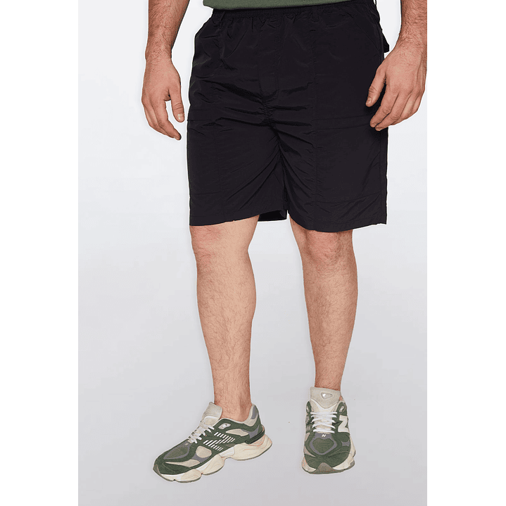Bermuda Hombre Taslan Basic Negro Familyshop 1