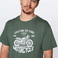 Polera Hombre Basic One Color Verde Familyshop - Miniatura 4
