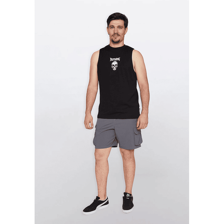 Bermuda Hombre Cargo Taslan Gris Familyshop 2