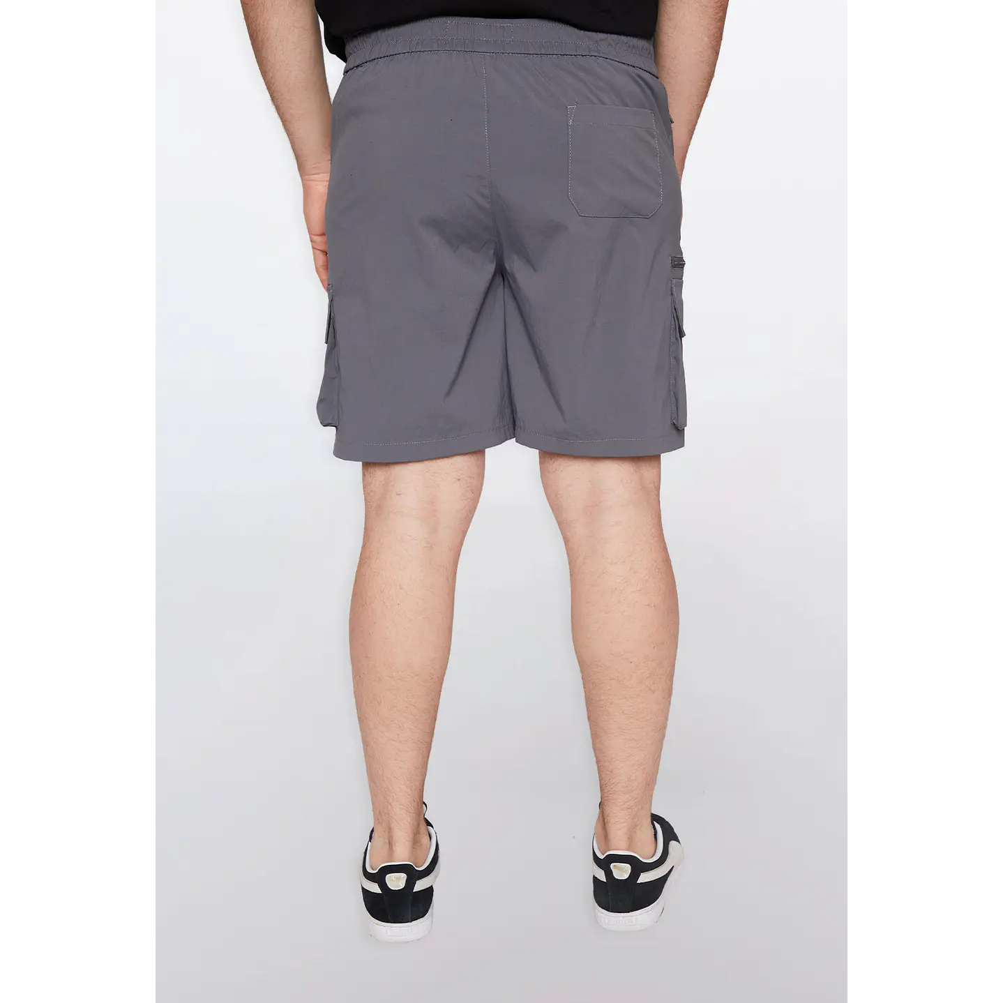 Bermuda Hombre Cargo Taslan Gris Familyshop 3