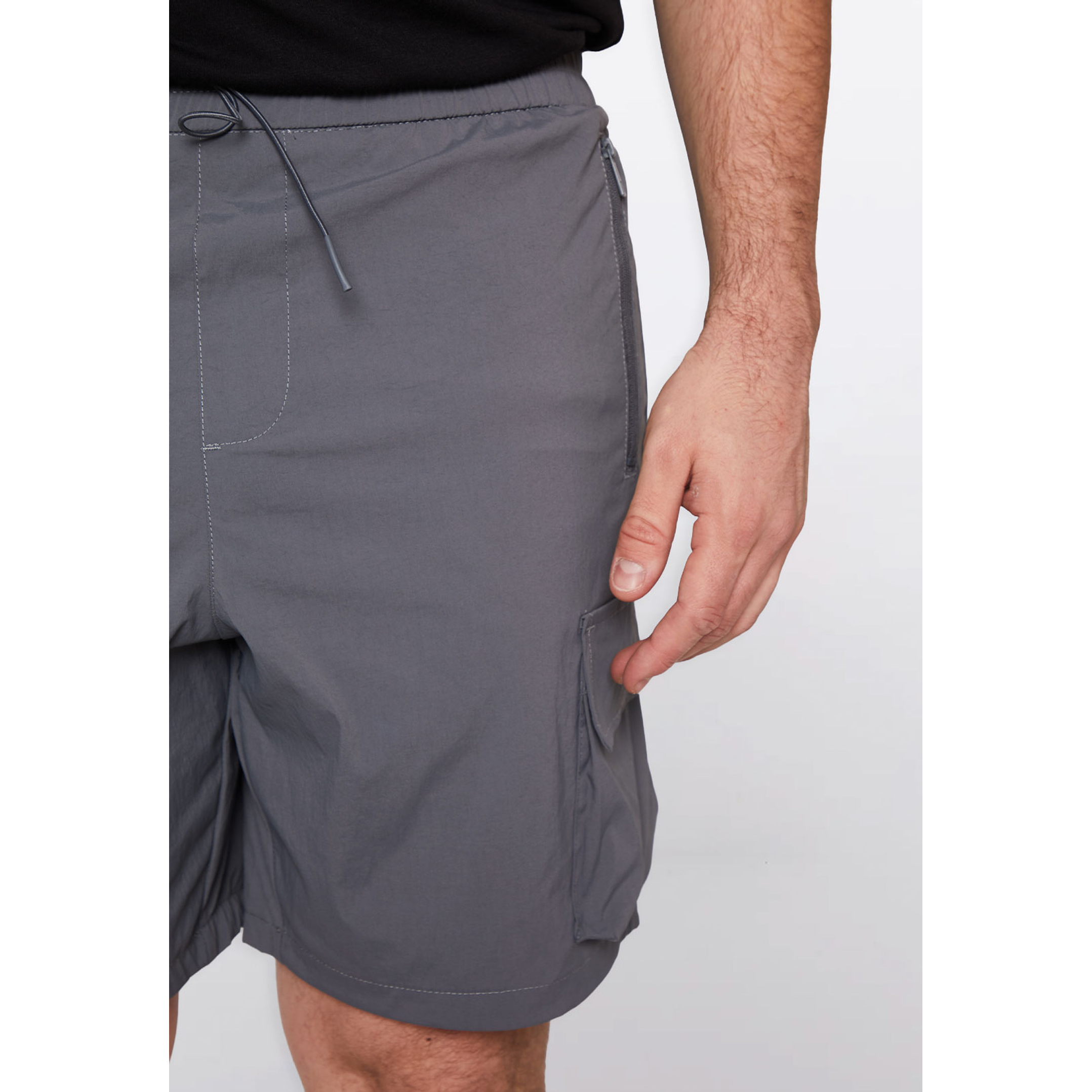 Bermuda Hombre Cargo Taslan Gris Familyshop 4