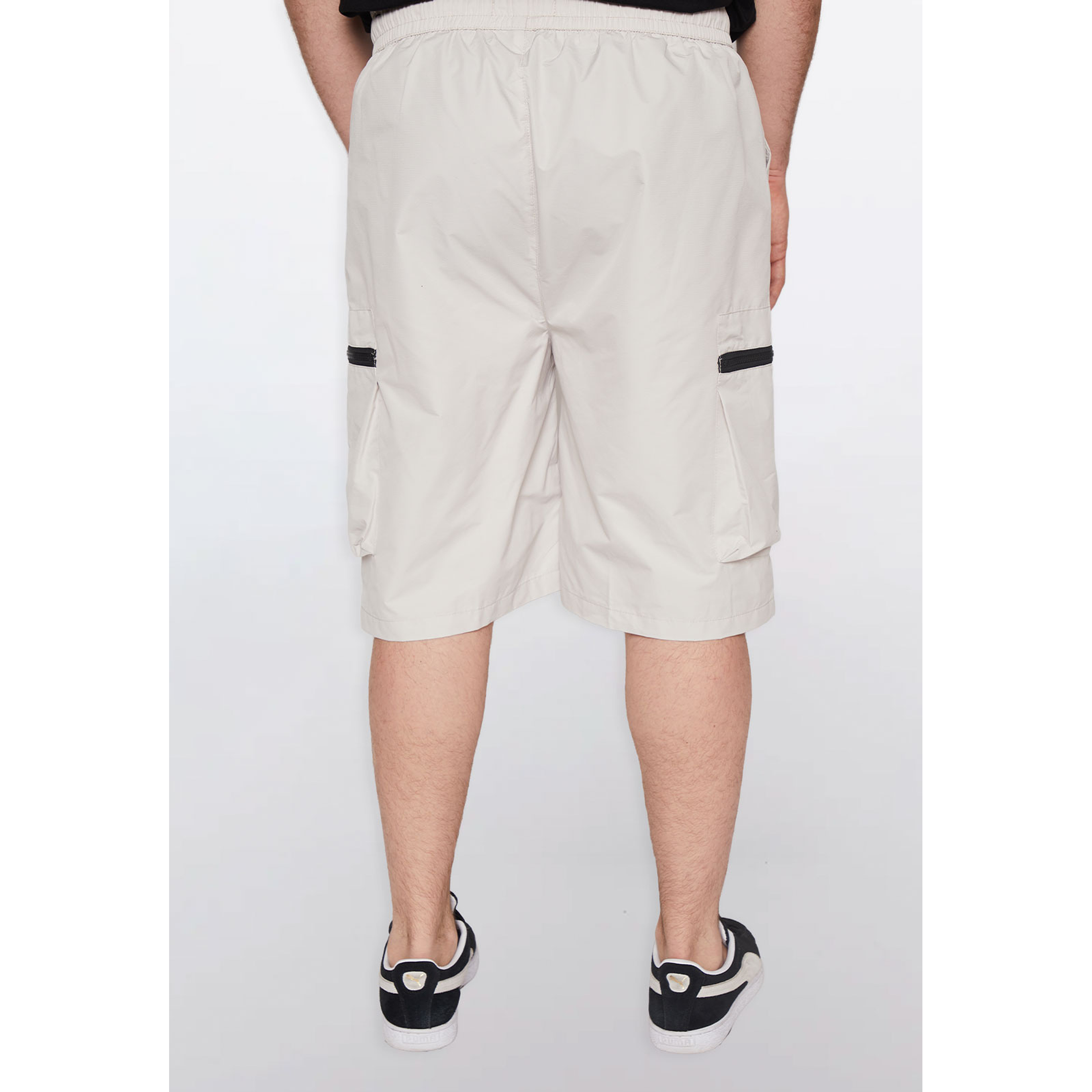 Bermuda Hombre Cargo Cierre Beige Familyshop 4