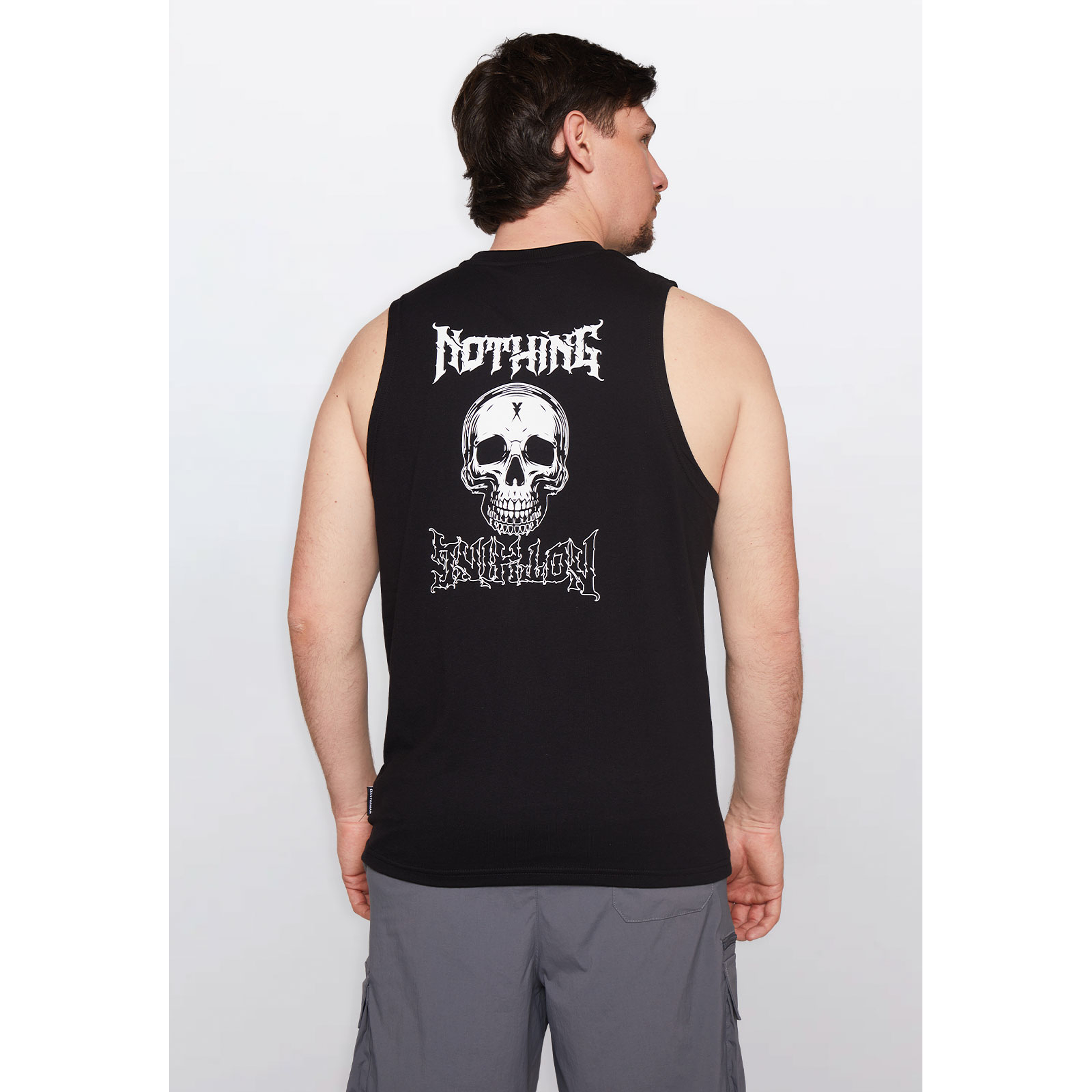 Polera Hombre Hb Calavera Negro Familyshop 3