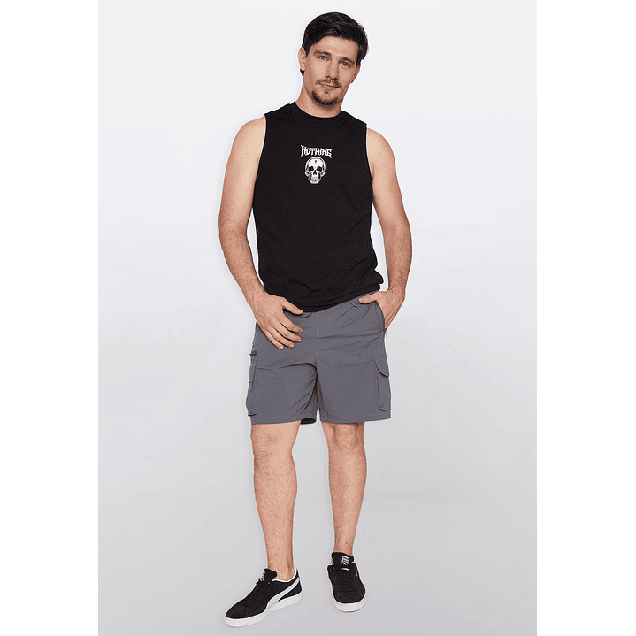 Polera Hombre Hb Calavera Negro Familyshop 2