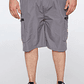 Bermuda Hombre Cargo Cierres Gris Familyshop - Miniatura 2
