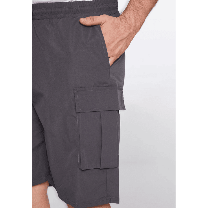 Bermuda Hombre Cargo Gris Familyshop 3