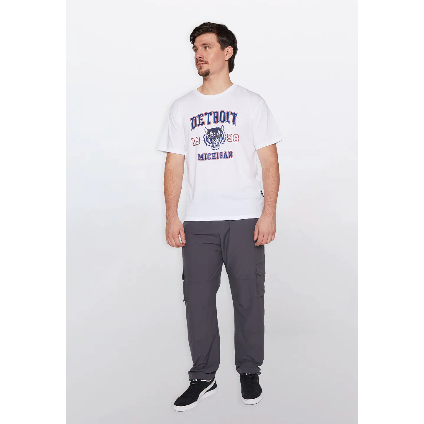 Pantalón Hombre Cargo Gris Familyshop 2
