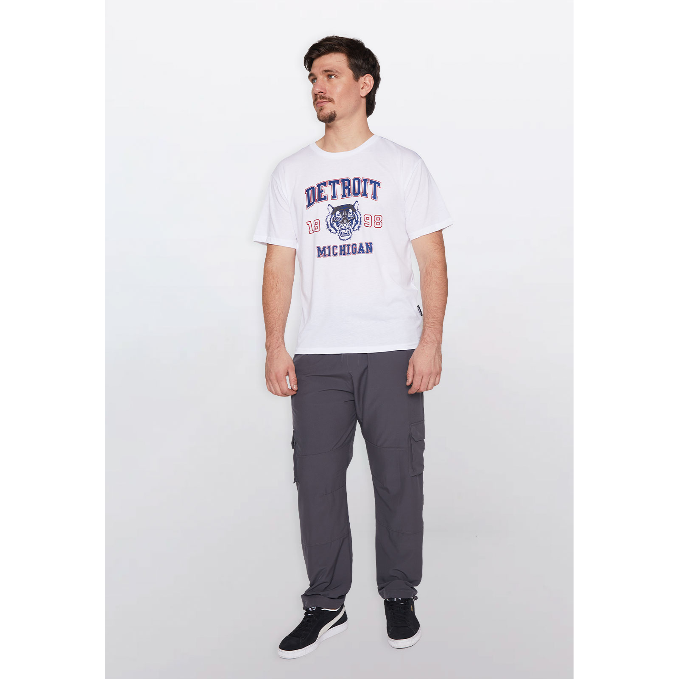 Pantalón Hombre Cargo Gris Familyshop 2