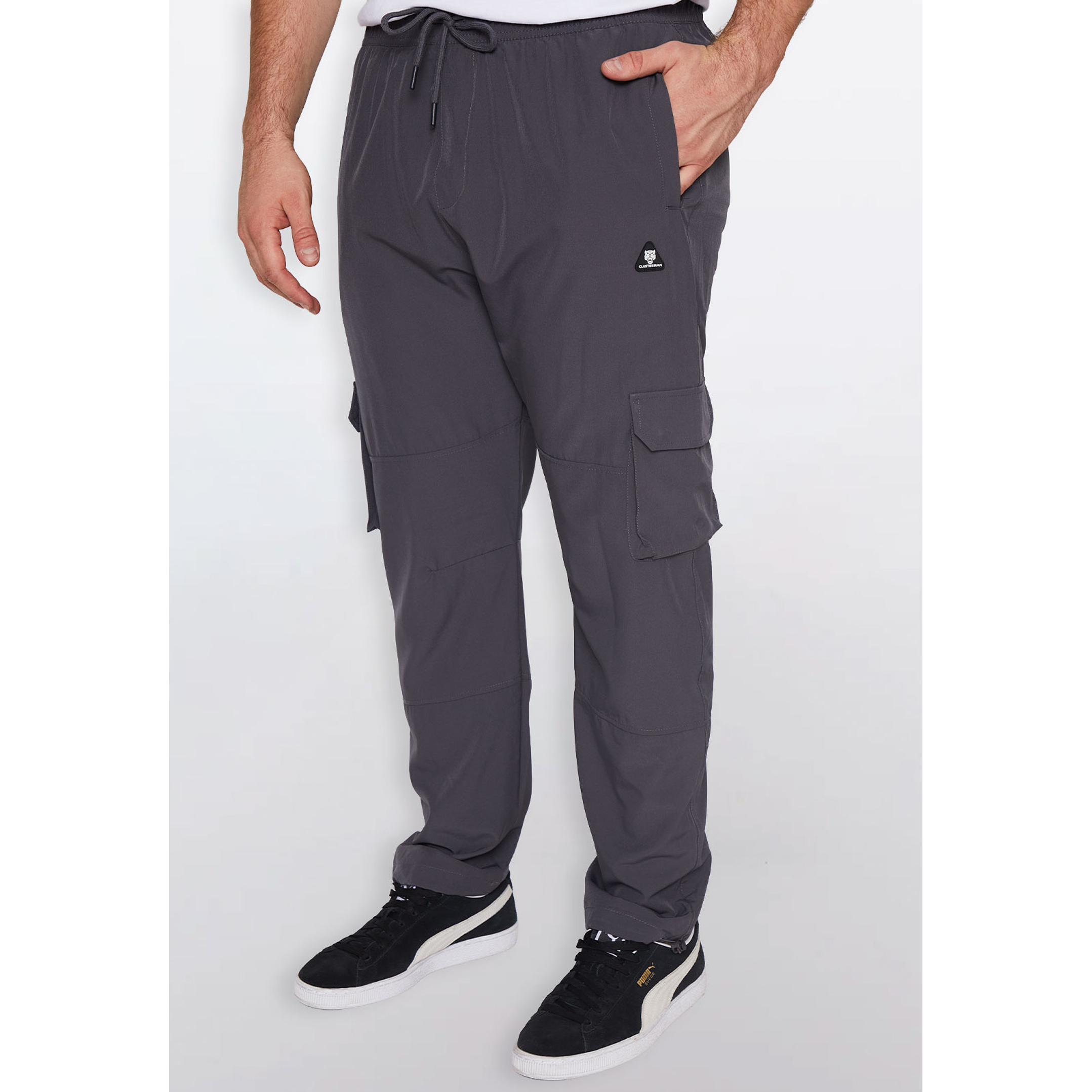 Pantalón Hombre Cargo Gris Familyshop 1