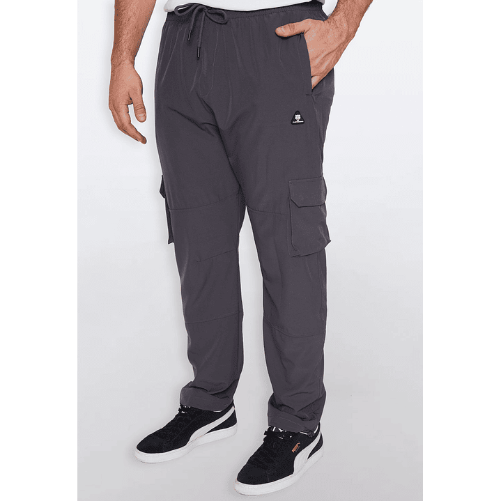 Pantalón Hombre Cargo Gris Familyshop 1