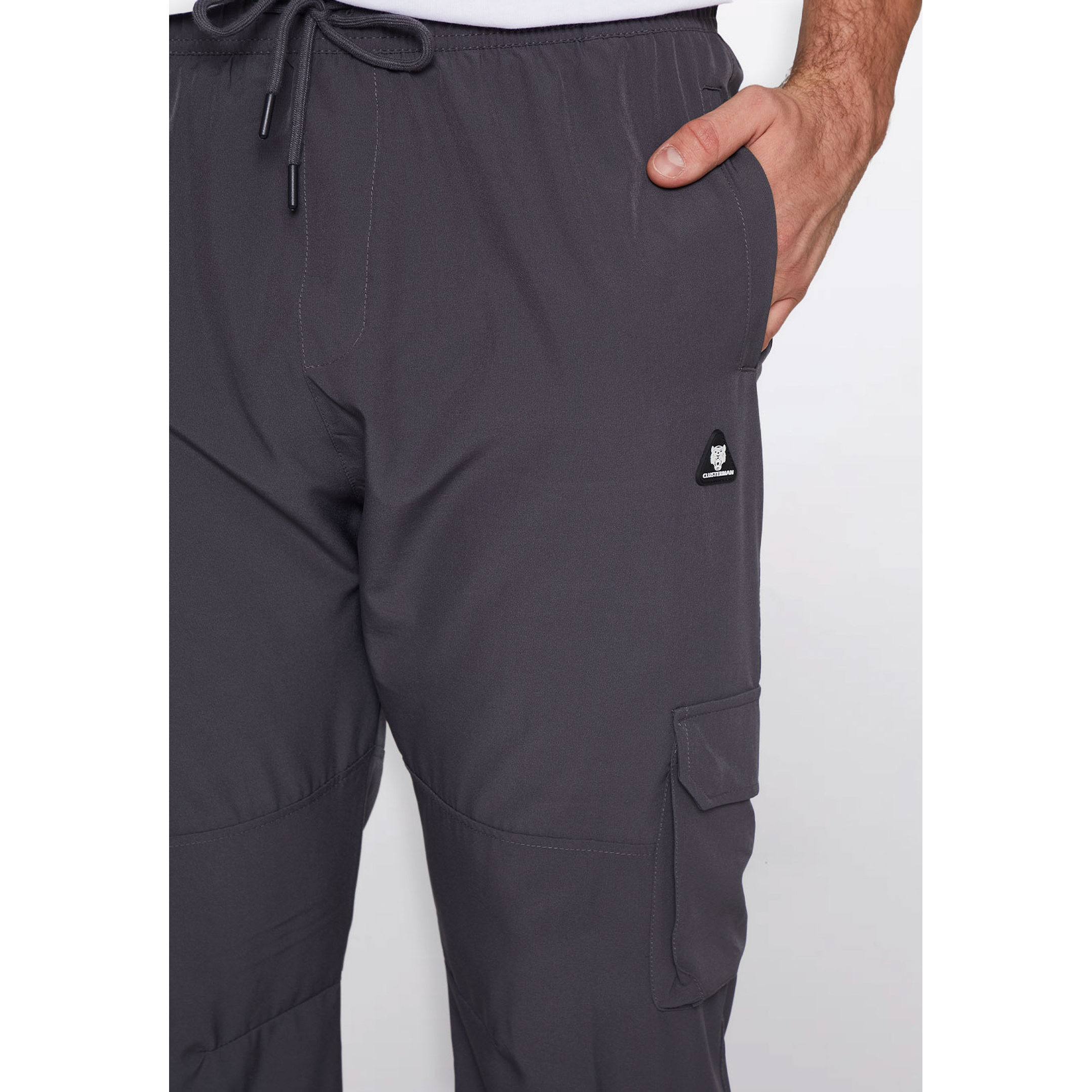 Pantalón Hombre Cargo Gris Familyshop 4