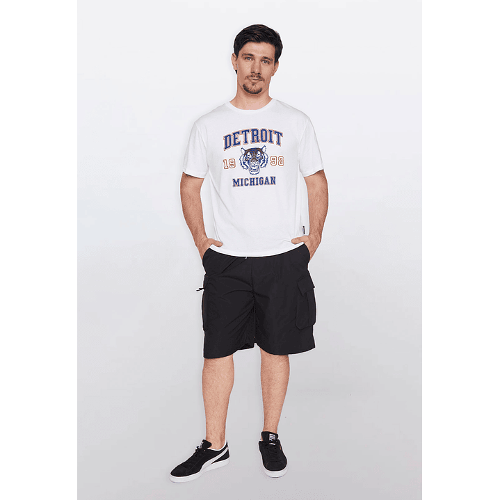 Bermuda Hombre Cargo Hibrida Negro Familyshop 2