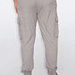 Pantalón Hombre Jogger Cargo Beige Familyshop - Miniatura 3