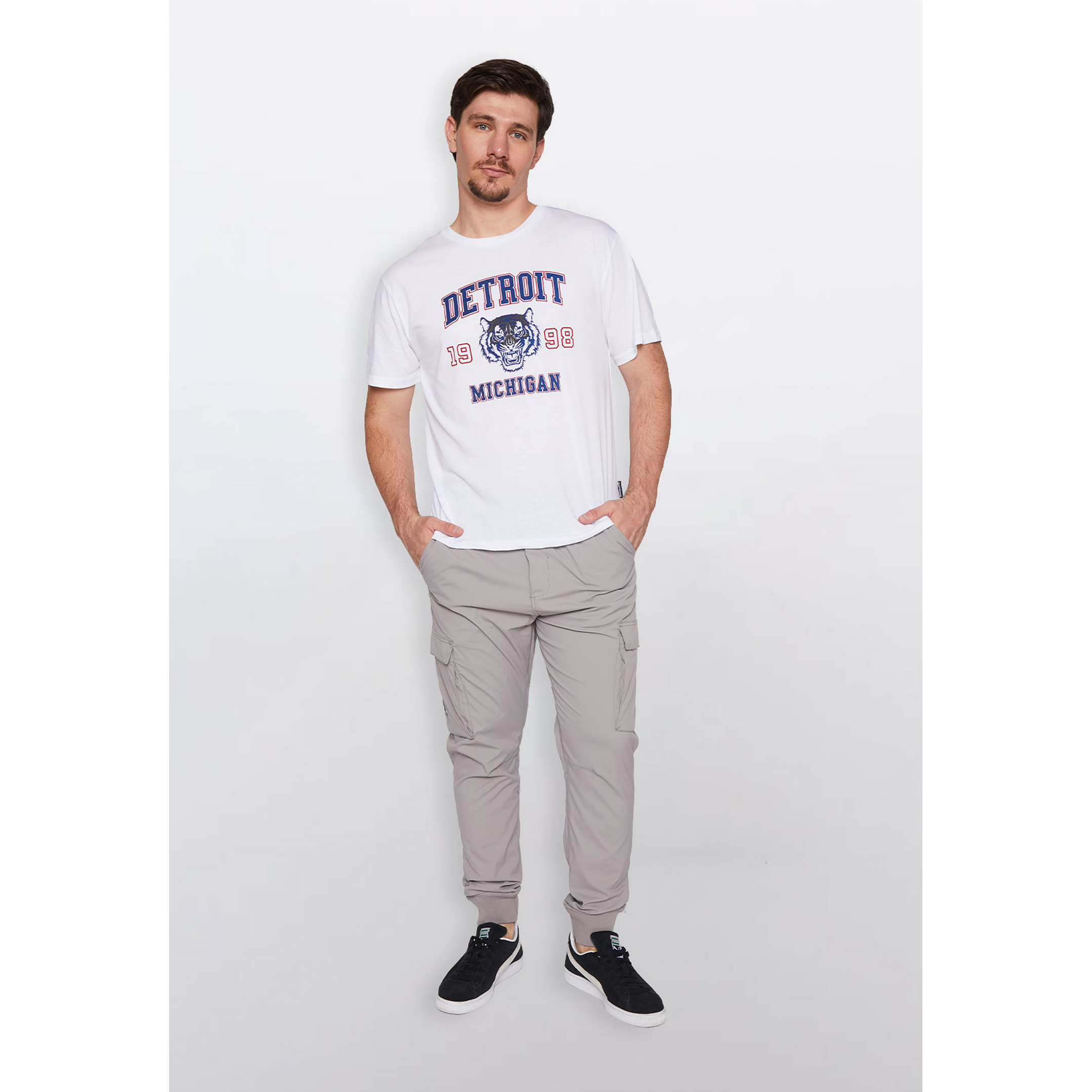 Pantalón Hombre Jogger Cargo Beige Familyshop 2