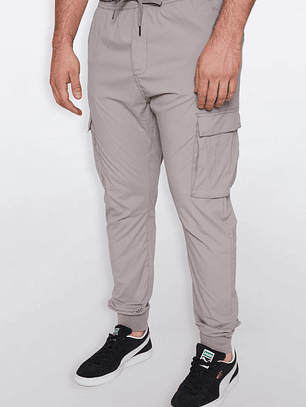 Pantalón Hombre Jogger Cargo Beige Familyshop