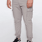 Pantalón Hombre Jogger Cargo Beige Familyshop - Miniatura 1