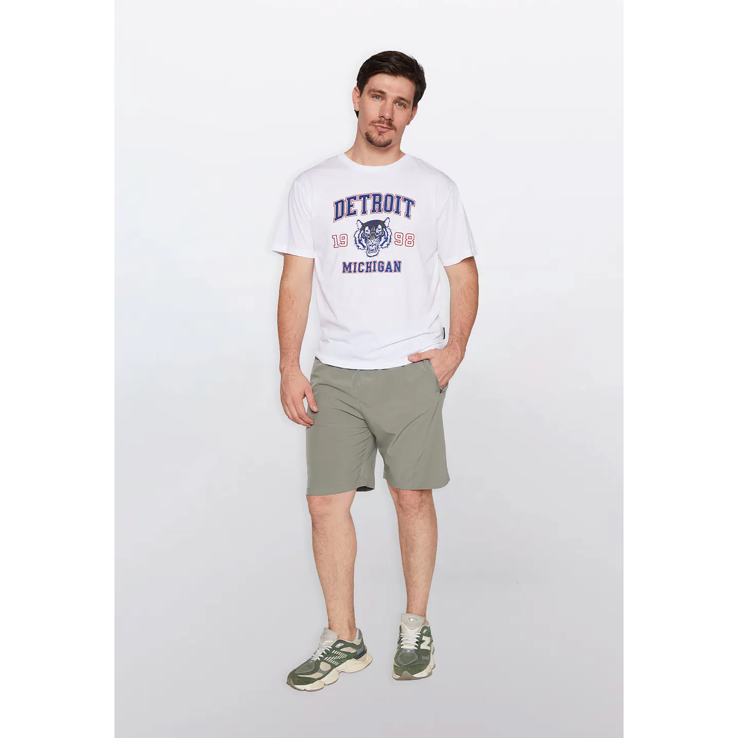 Polera Hombre Basic One Color Blanco Familyshop 2