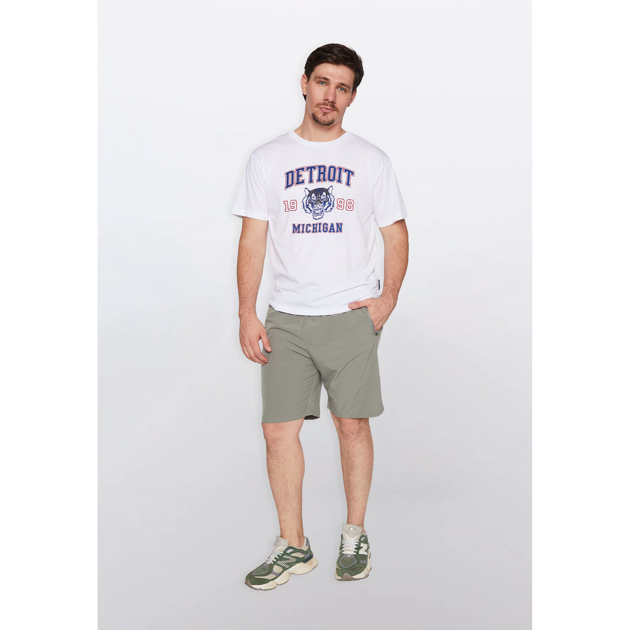 Polera Hombre Basic One Color Blanco Familyshop 2