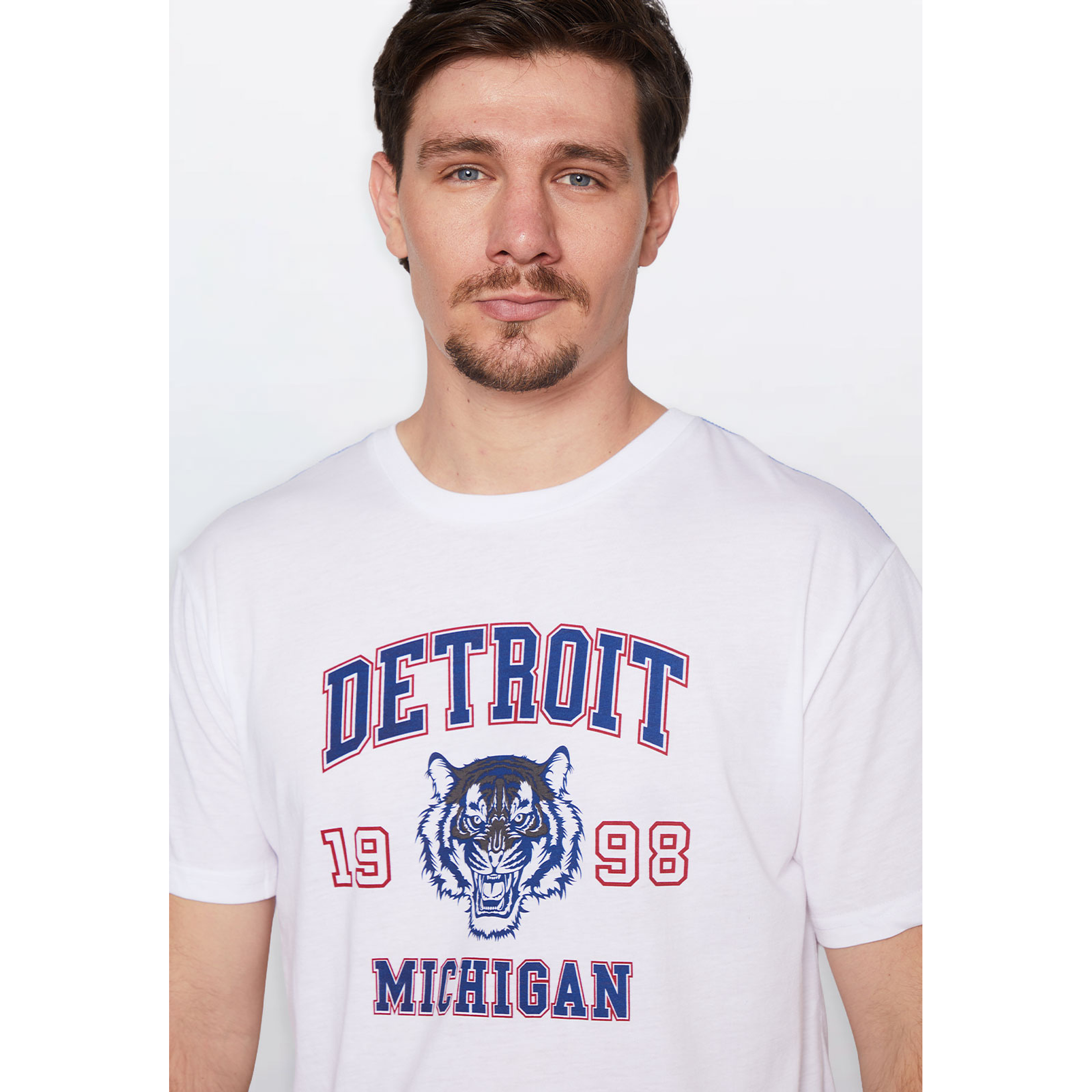 Polera Hombre Basic One Color Blanco Familyshop 3