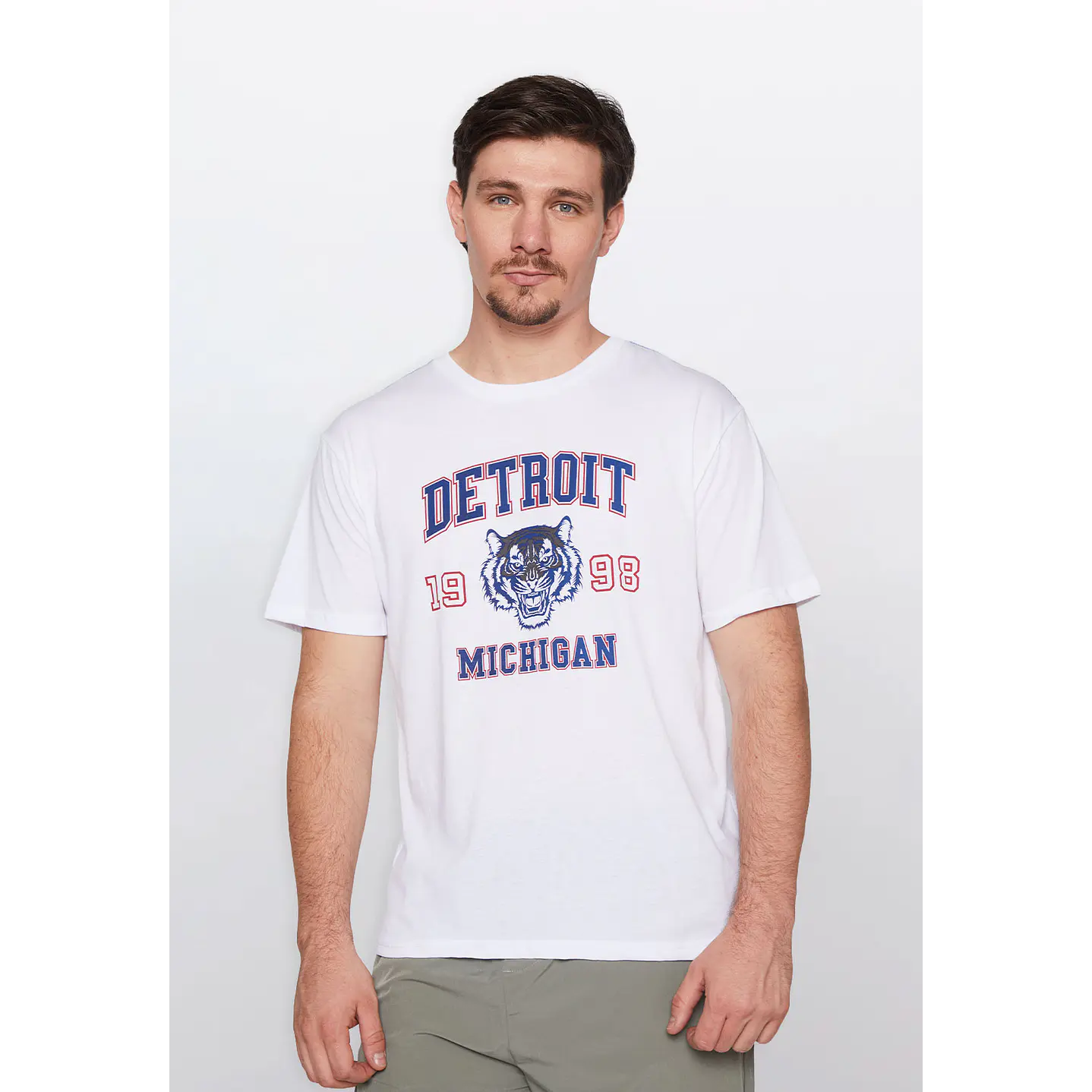 Polera Hombre Basic One Color Blanco Familyshop 1