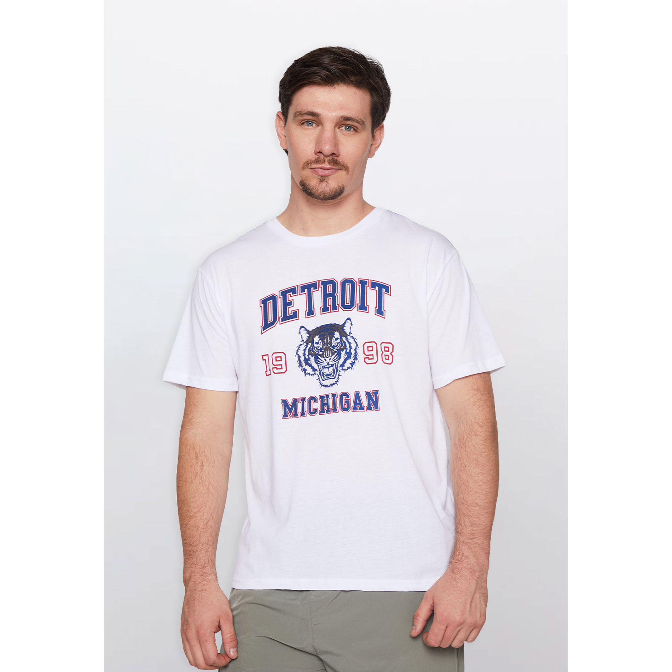 Polera Hombre Basic One Color Blanco Familyshop 1