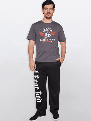 Pantalón De Buzo Hombre Gotic Negro Familyshop