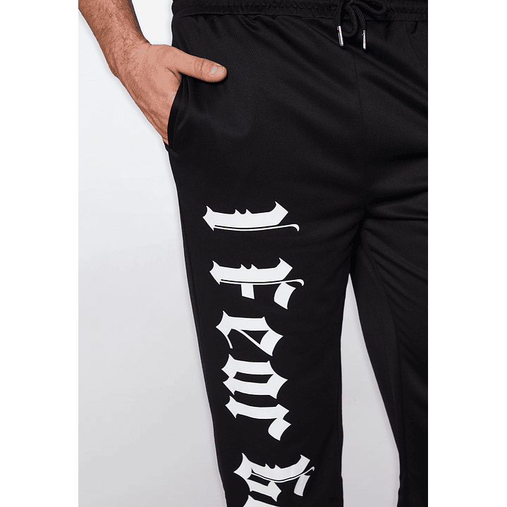 Pantalón De Buzo Hombre Gotic Negro Familyshop 4