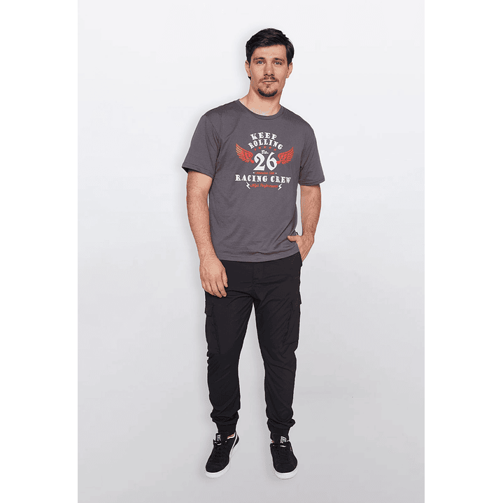 Pantalón Hombre Jogger Negro Familyshop 2