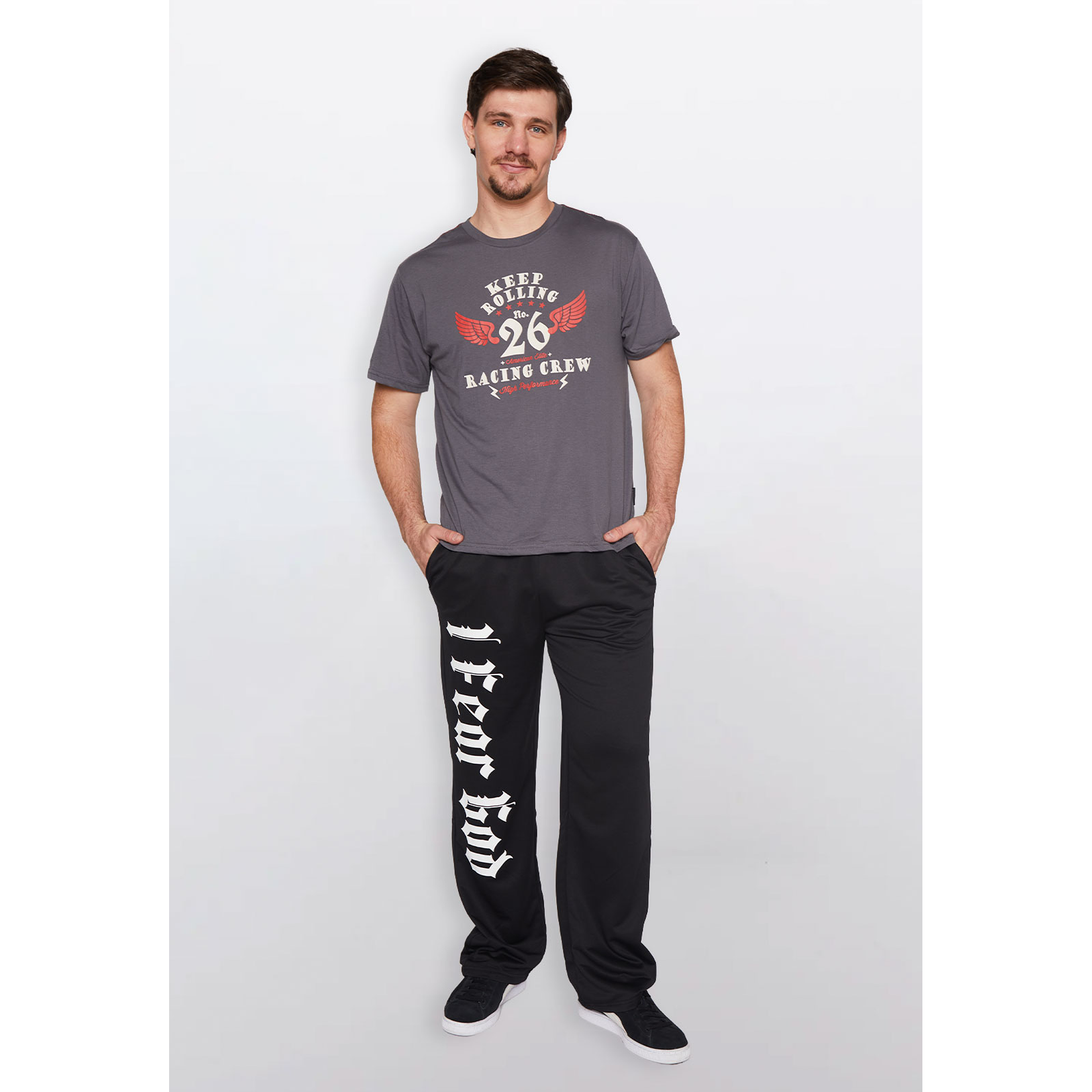 Polera Hombre Keep Rolling Gris Familyshop 2