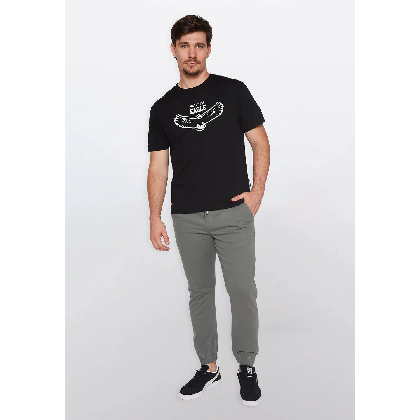 Pantalón Hombre Jogger Verde Familyshop 2
