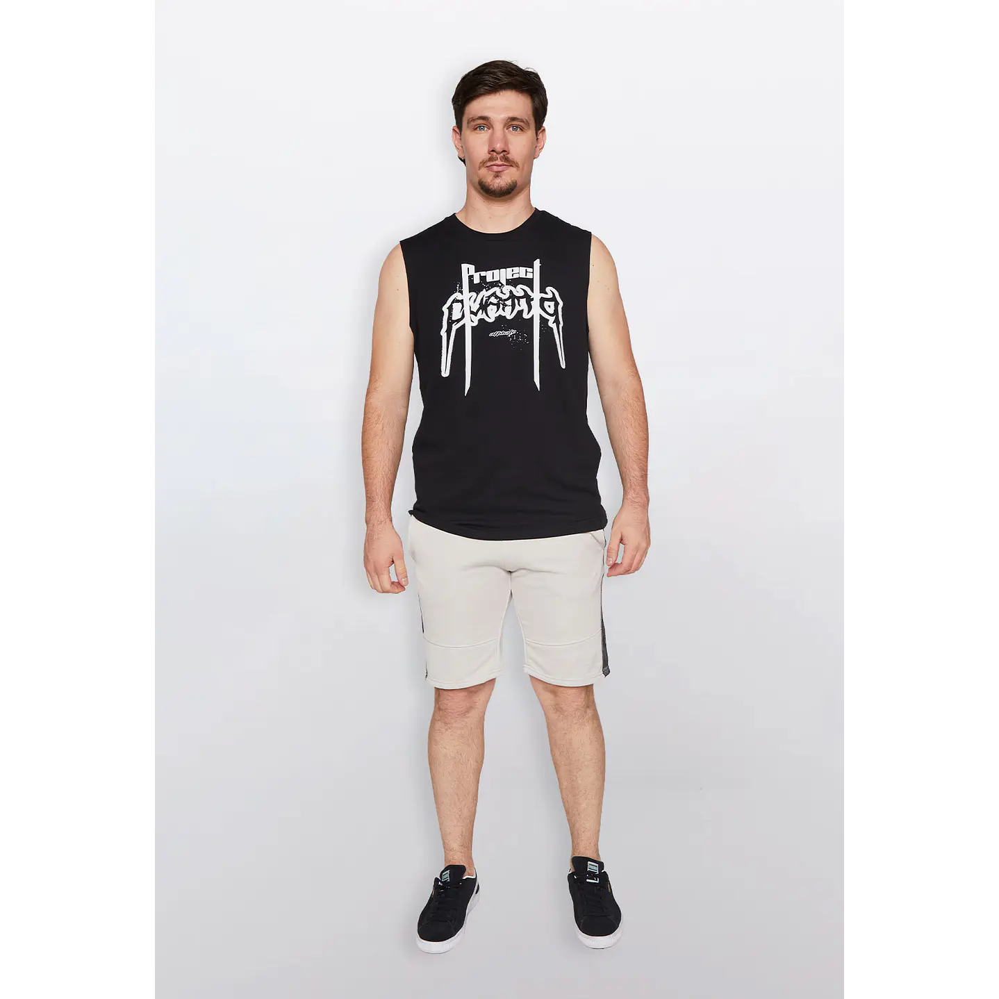 Bermuda Hombre Malla Gris Familyshop 2
