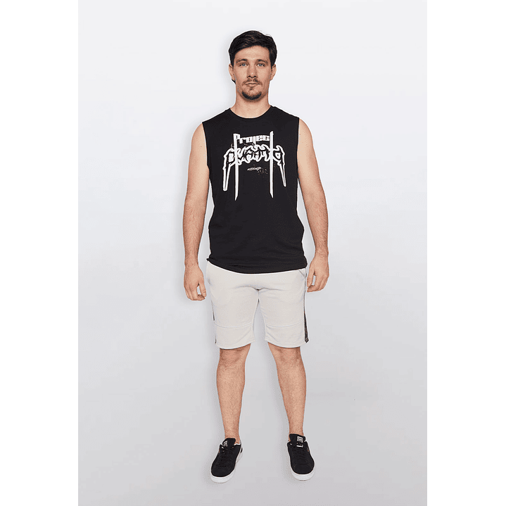 Bermuda Hombre Malla Gris Familyshop 2