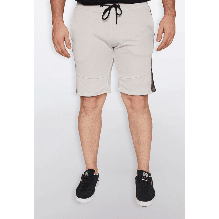 Bermuda Hombre Malla Gris Familyshop 1