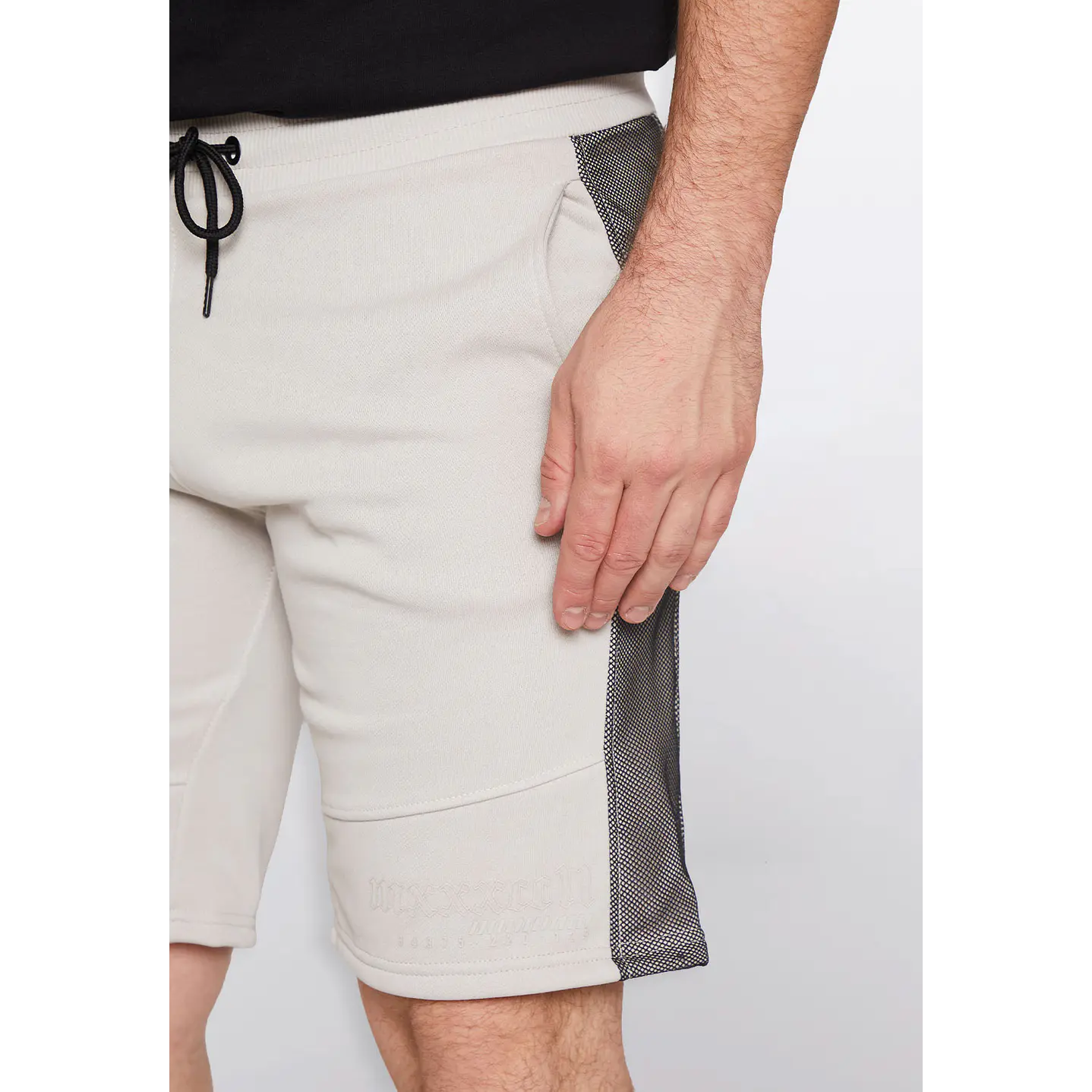 Bermuda Hombre Malla Gris Familyshop 4
