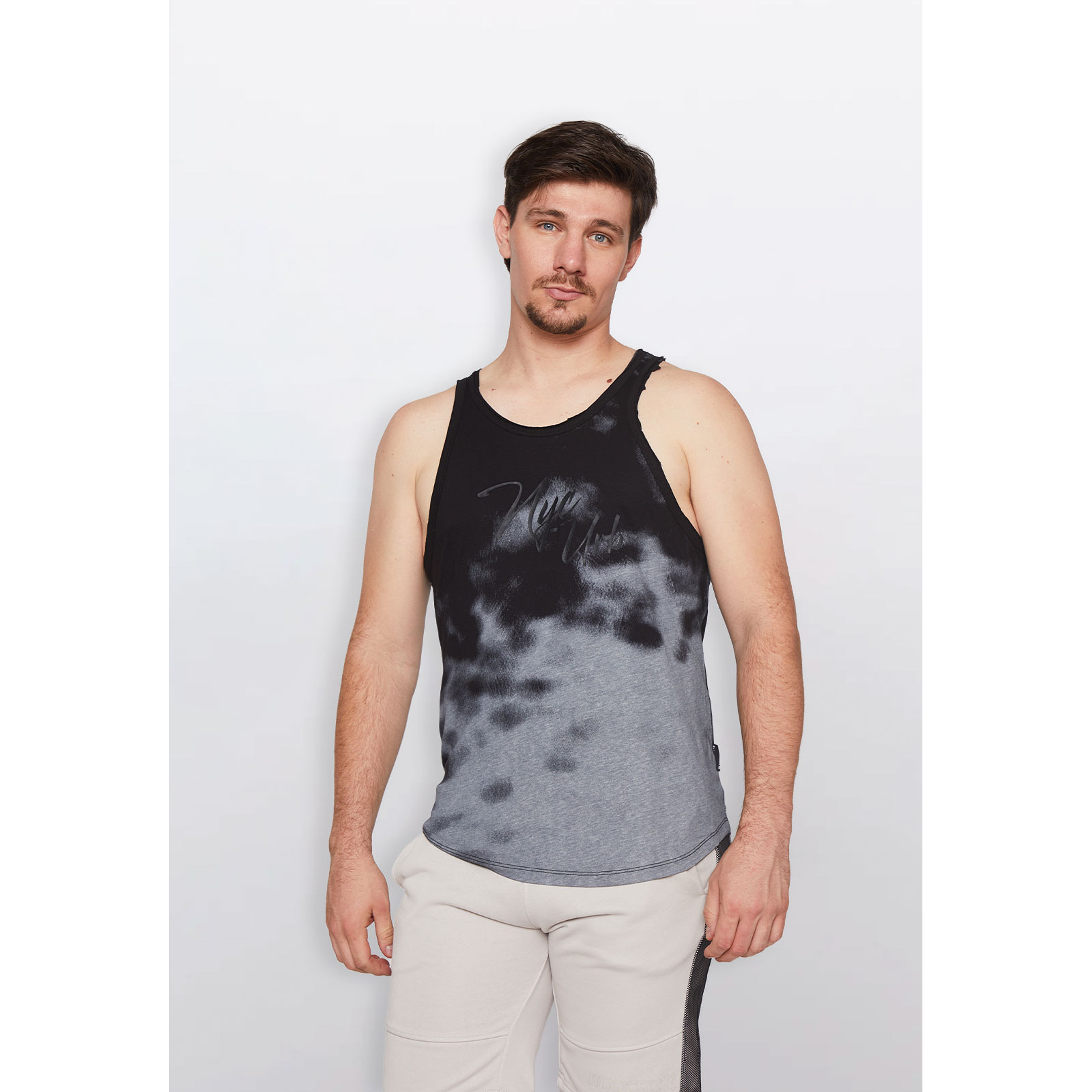 Polera Hombre Degrade Gris Familyshop 1