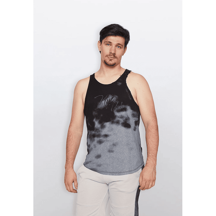 Polera Hombre Degrade Gris Familyshop 1