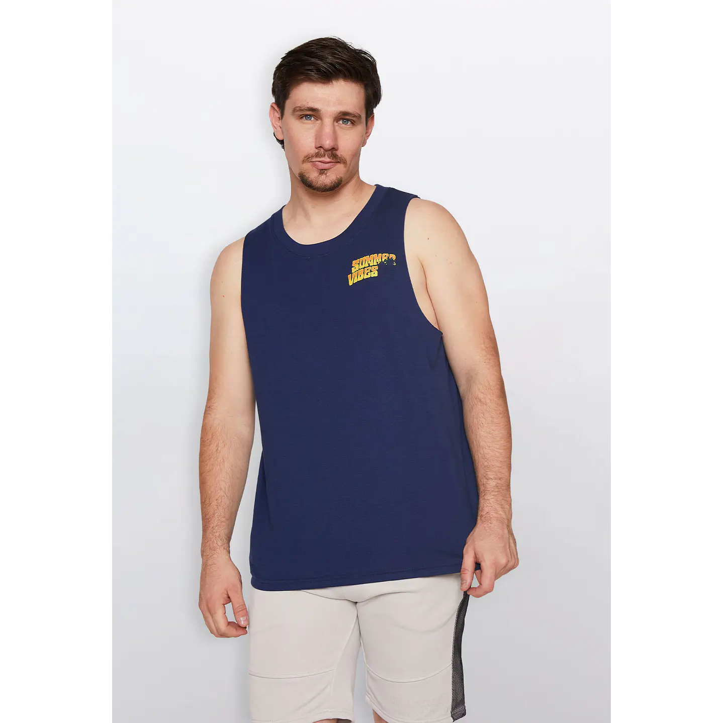 Polera Hombre Print Mar Azul Familyshop 1