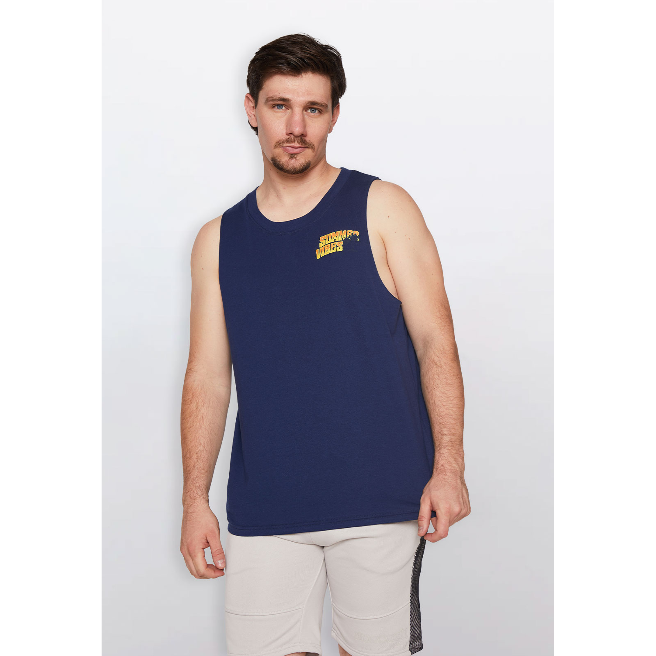 Polera Hombre Print Mar Azul Familyshop 1