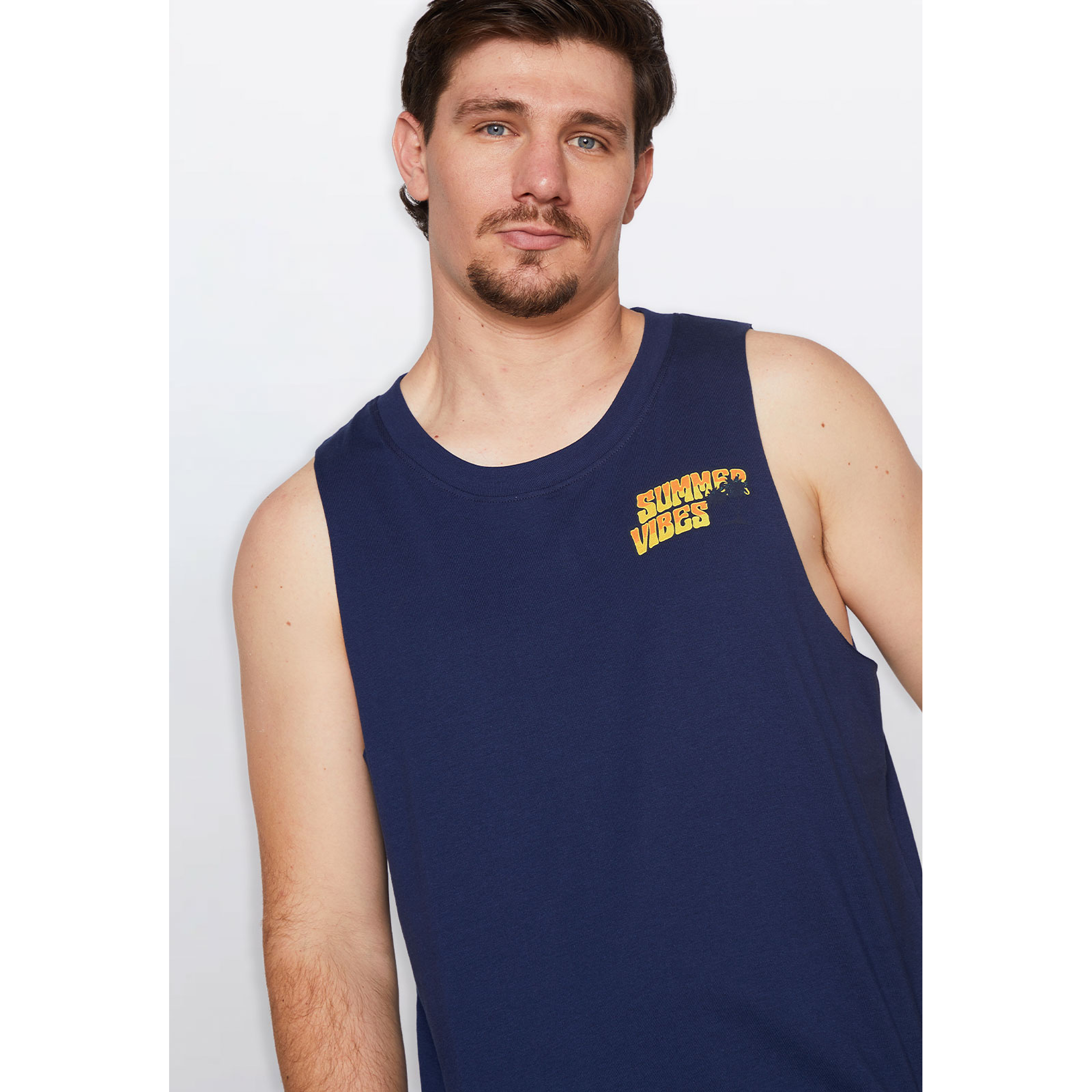 Polera Hombre Print Mar Azul Familyshop 4